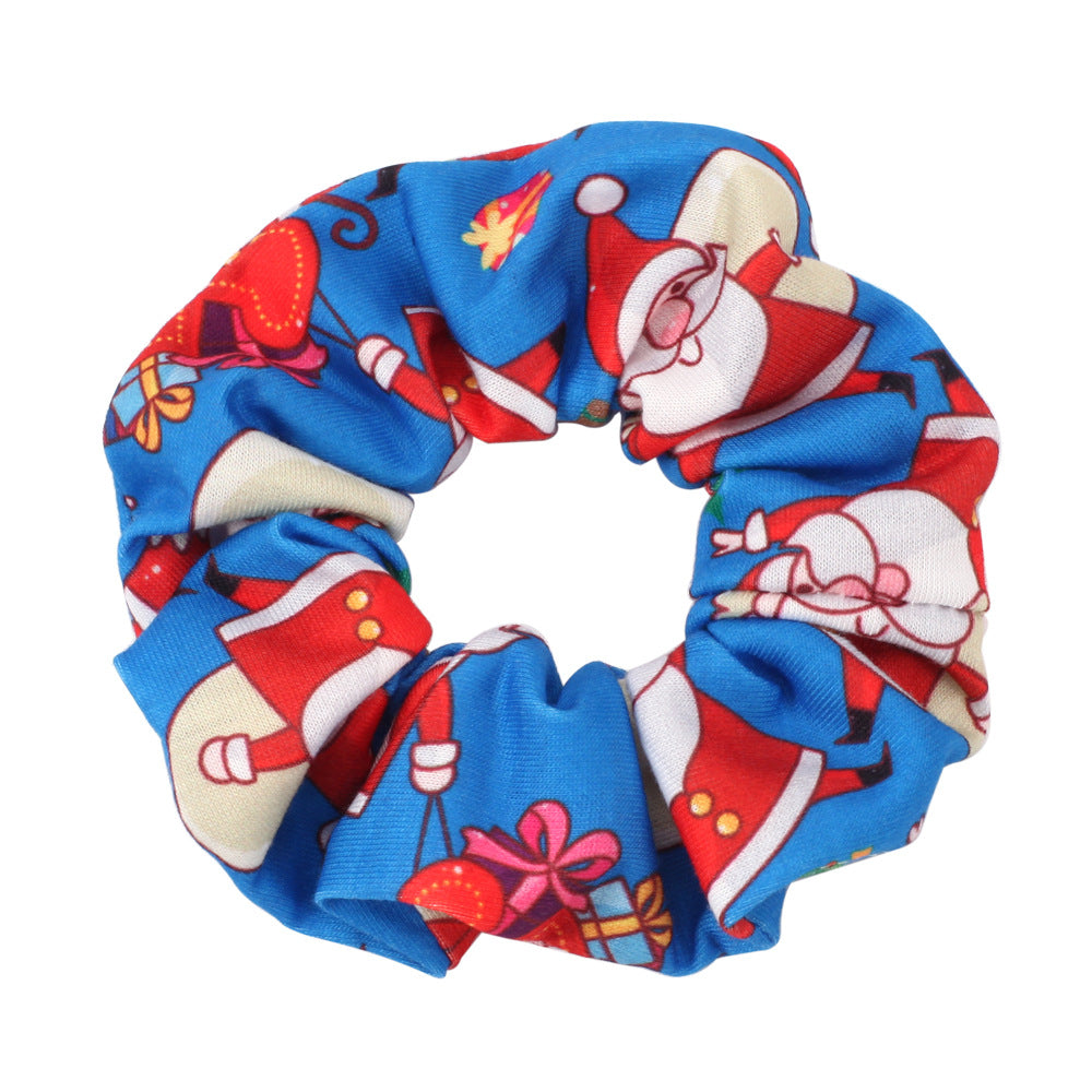 Wholesale Christmas Snowman Bell Santa Claus Deer Antler Hat Large Intestine Hairband